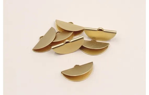 Venta Final Terminal abanico 25mm oro Mate