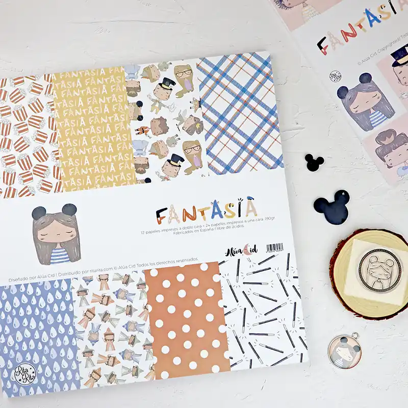 Mejor Calidad Bloc de 36 papeles Fantasía de Alúa Cid