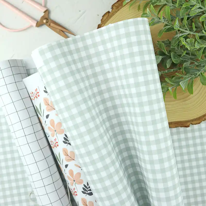 Papel laminado XXL Vichy Menta | Alúa Cid Devolución Gratuita