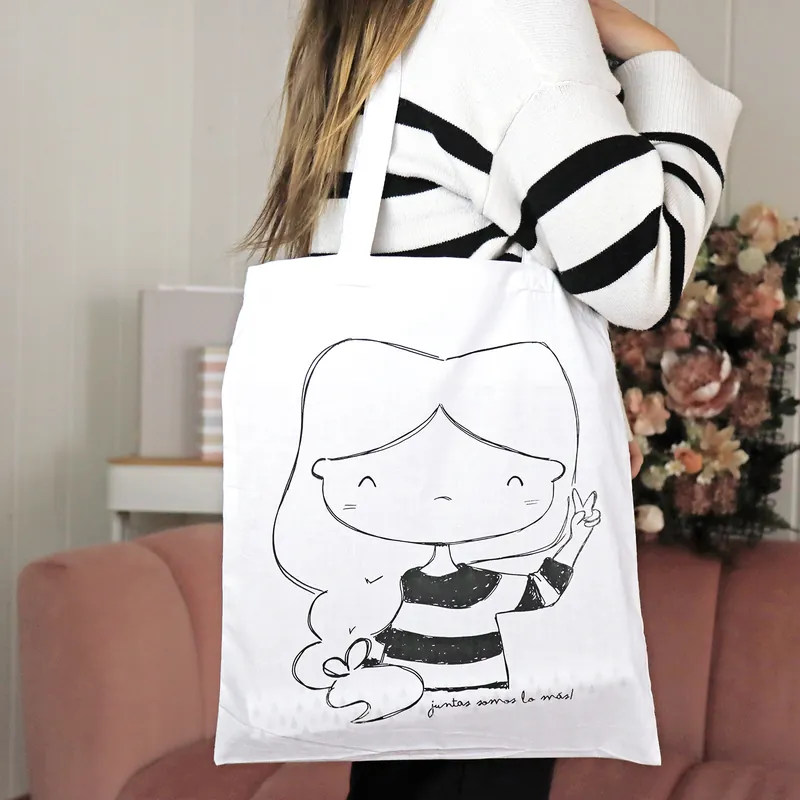 A Buen Precio Bolsa algodón Juntas somos lo más!