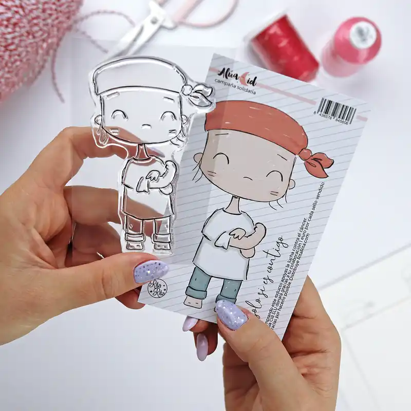 Sello solidario Juntas Mejor | Contra el Cáncer de Alúa Cid Precio Económico