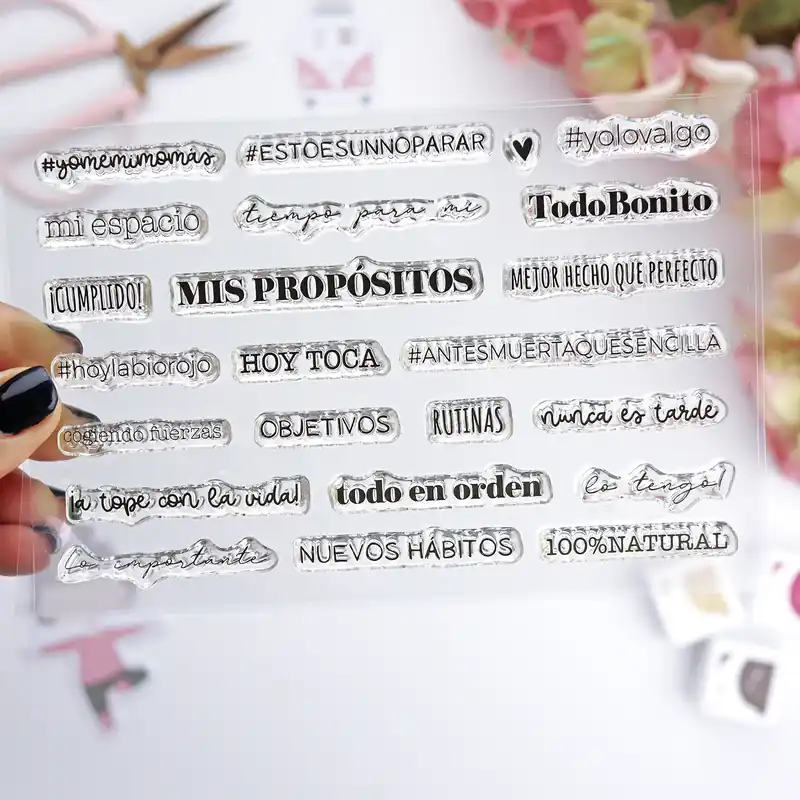 Set de sellos LolaMensajes No Te Lo Pierdas