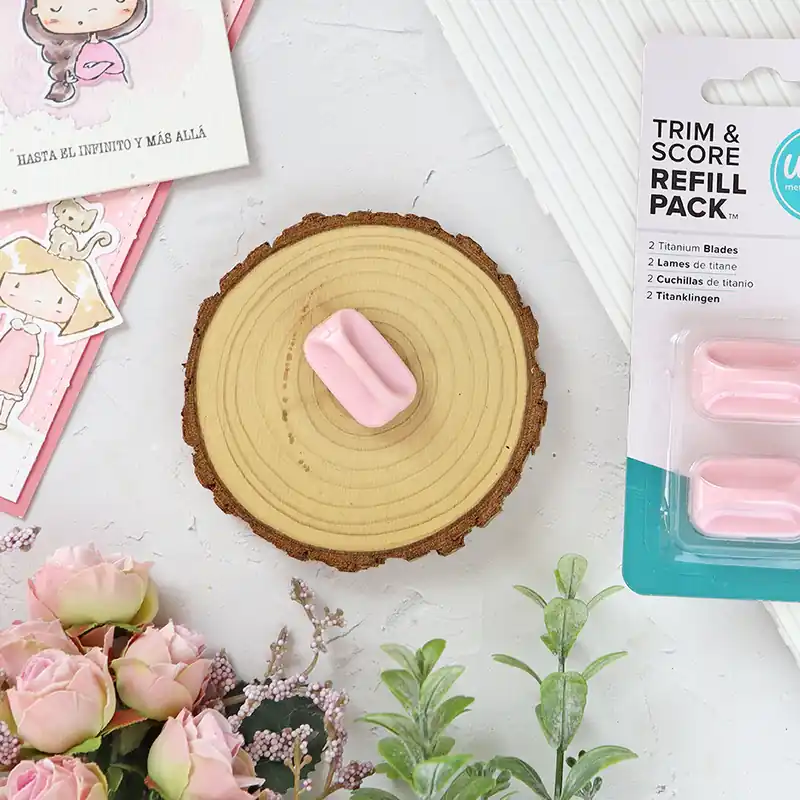 Garantía Incluida Cuchilla recambio rosa para Cizalla de We R Makers