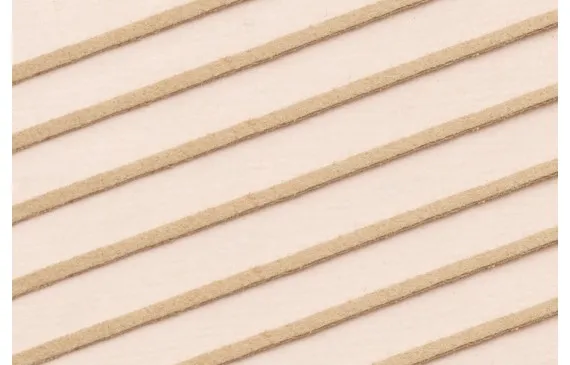 Tira cuero 1 metro- 2mm-0,7 grosor Beige Nuevo Modelo