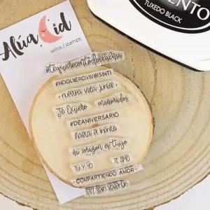 Lujoso Set de sellos Momentos de enamorados