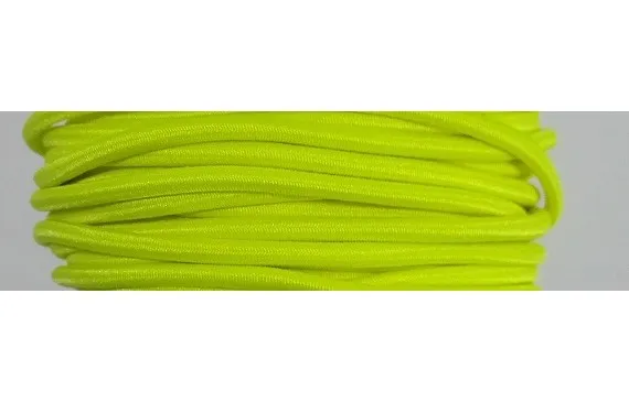 Oferta Flash Cordón Goma Alta Calidad 3mm Amarillo Fosforito