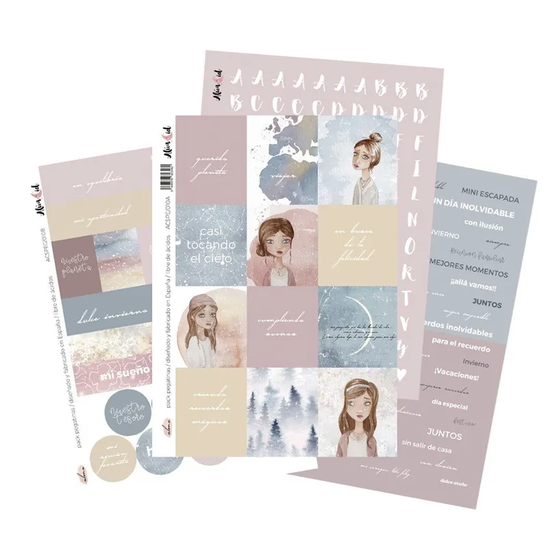 Set de pegatinas Alma Alta Calidad