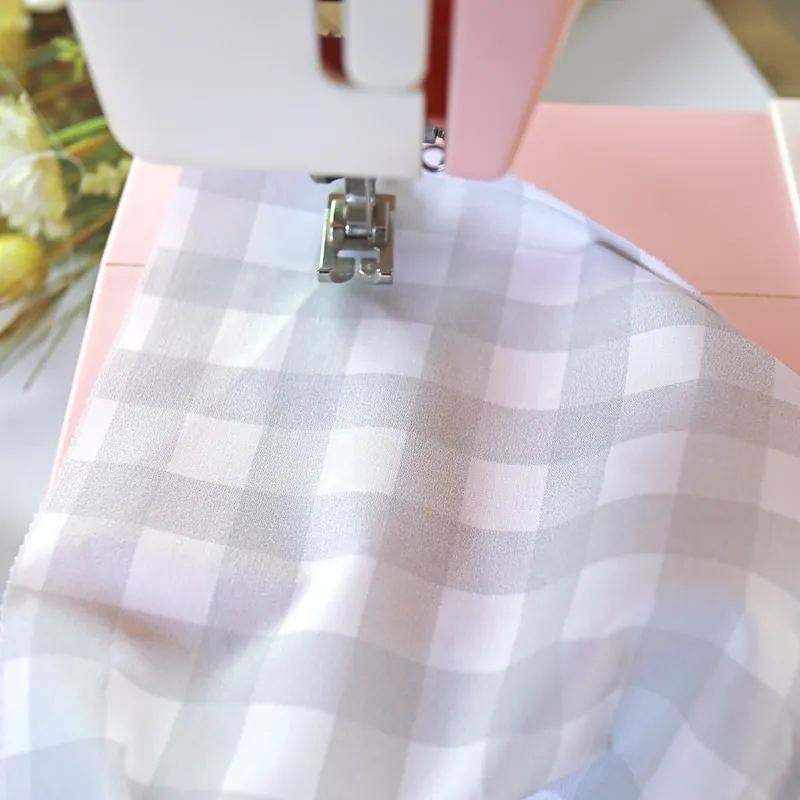 Rebajas Retal de tela Vichy Verde | Colección Maravillas