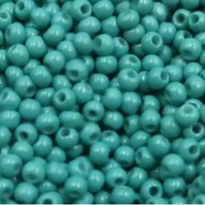 10 gramos de Abalorio cristal verde Turquesa Envío Gratis