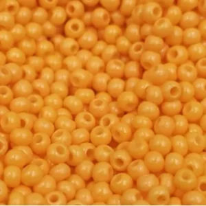 10 gramos de Abalorio cristal Naranja Económico