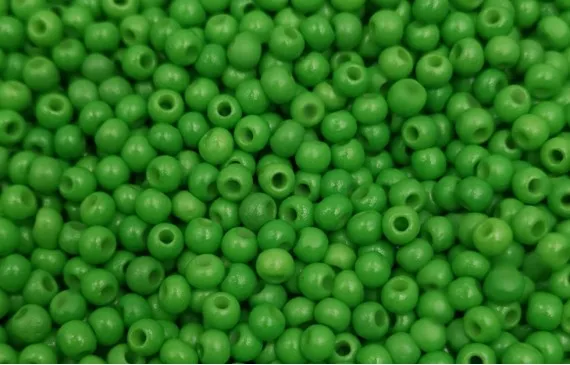 Moderno 10 gramos de Abalorio cristal Verde fluor