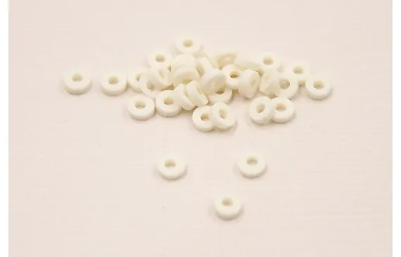 Tira de 450 discos de Goma de 3mm - Blanco Exclusivo