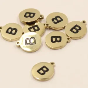 Barato Chapa acero Inoxidable 10mm letra B