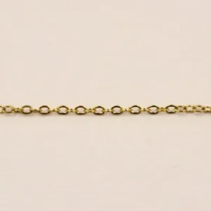 Cadena Acero Inoxidable eslabón de 1mm Oro Precio Económico