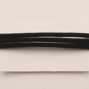 Tendencia Cordón retorcido 4mm Negro