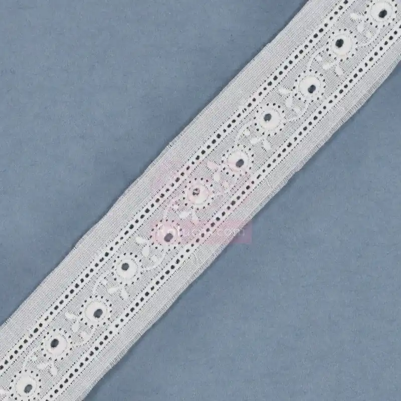 A Buen Precio ENTREDOS BORDADO BLANCO TB324