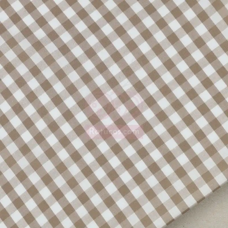 VICHY 0.9 cm BEIGE SERIE MENCIA Promoción Exclusiva