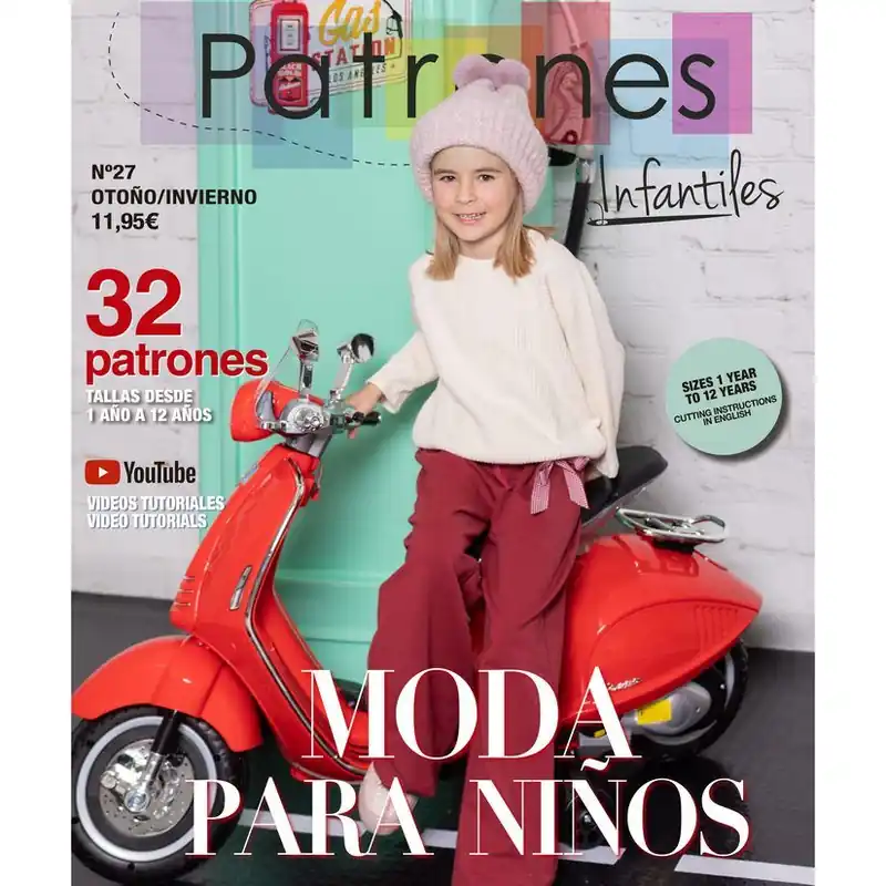 Promoción REVISTA PATRONES INFANTILES Nº27 OTOÑO 2024