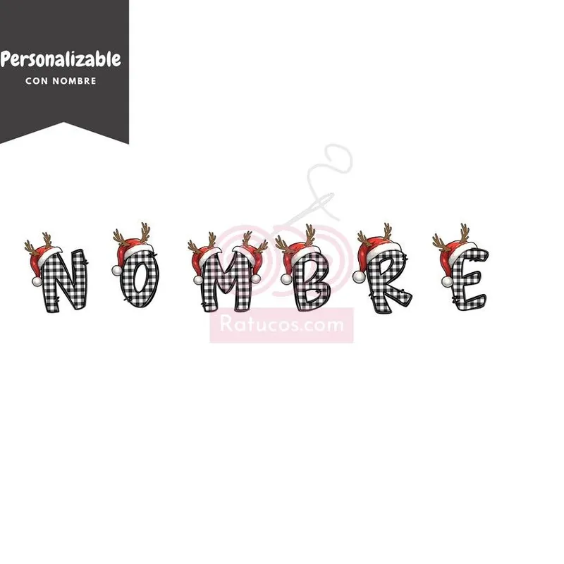 Artesanal DTF / TRANSFER NOMBRE 156