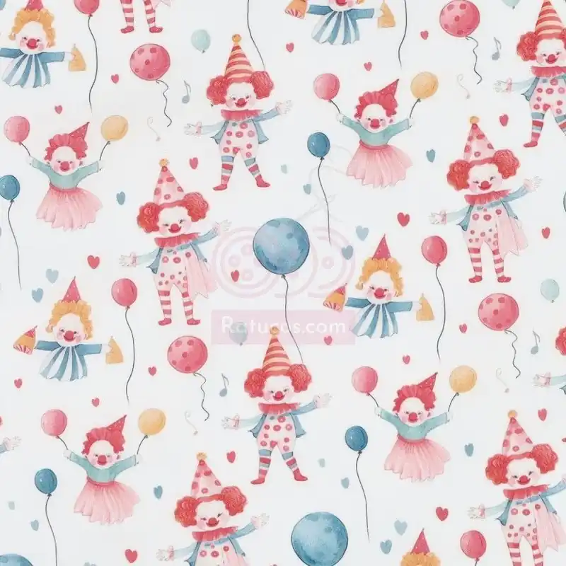 POPELIN PAYASOS Y GLOBOS Envío Internacional