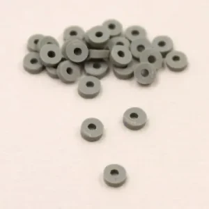 Tira de 450 discos de Goma de 3mm - Gris Oscuro Mayoreo