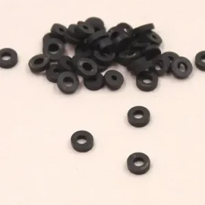 Tira de 450 discos de Goma de 3mm - Negro Gran Oferta