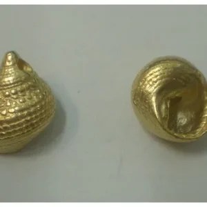 Colgante caracola 14-12mm Oro Mate Popular