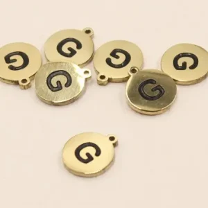 Chapa acero Inoxidable 10mm letra G Mejor Calidad