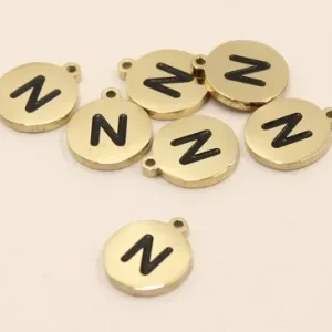 Chapa acero Inoxidable 10mm letra N Precio De Oferta