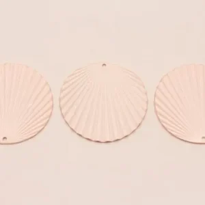 A Buen Precio Disco ondulado 37mm Esmaltado Melocotón