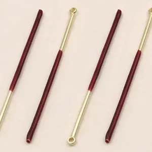 Acero Inox. Listón de 38mm Oro y granate Favorito De Clientes