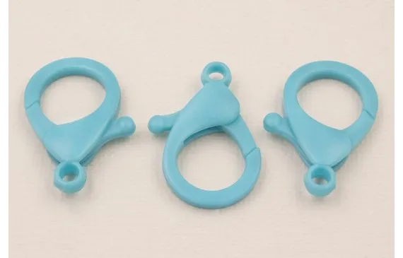 Mosquetón de Plástico 35-22mm Verde Oferta Flash