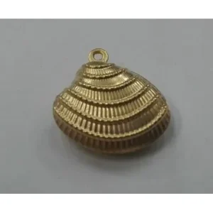 Colgante Almeja 18-15-6mm Dorada Precio Económico