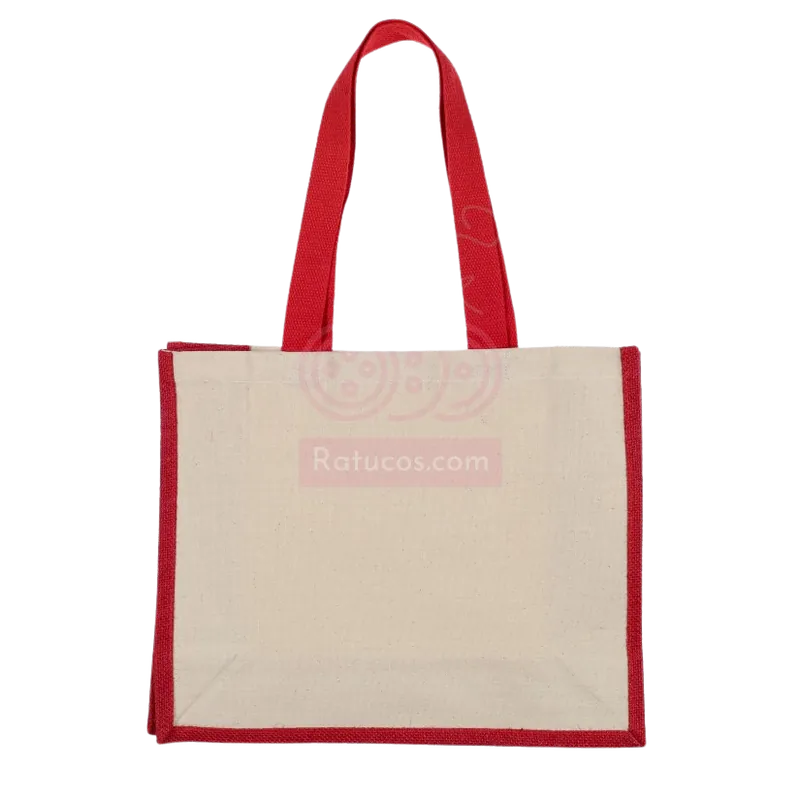 BOLSA DE YUTE COLORES ROJO Compra Hoy