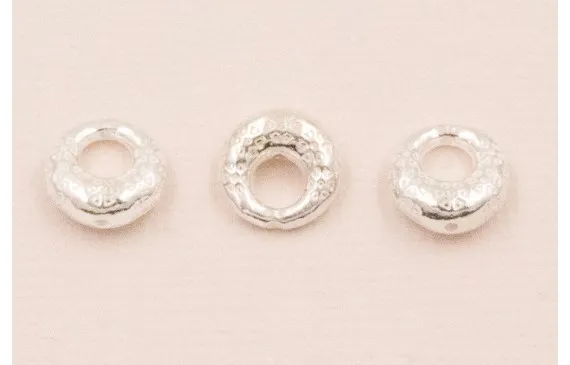 Colgante plata 925 Donut labrado 9mm diametro Imprescindible (Must-Have)