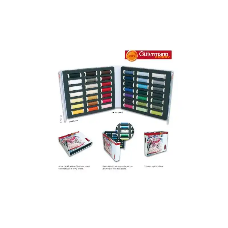 ALBUM 700894 GUTERMANN 100 MTS (42 unds) Profesional