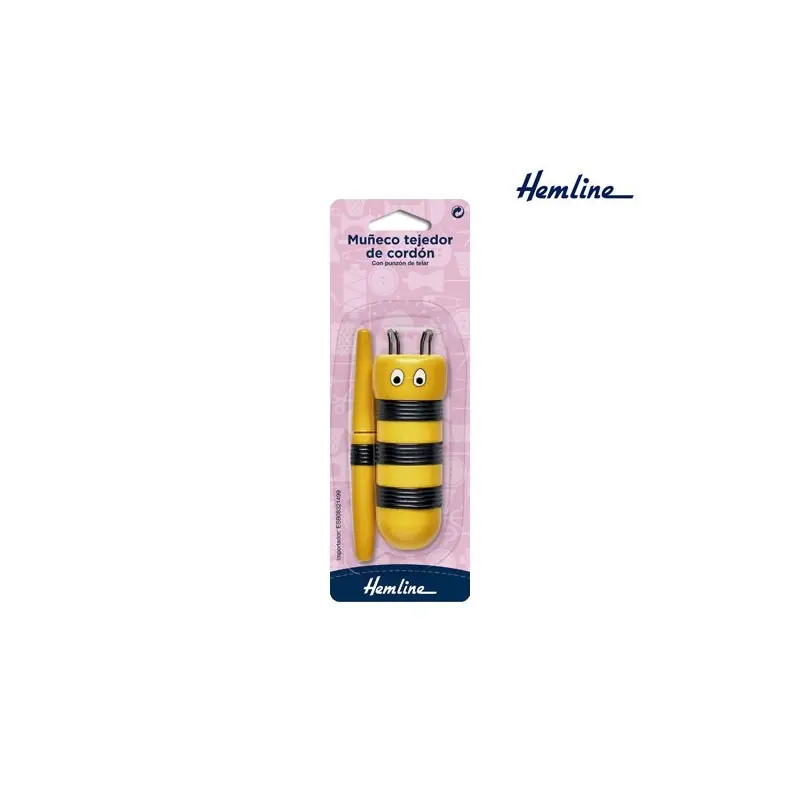 MUÑECO TEJEDOR CORDON H880 (Blister 1 unidad)ABEJA Solo Hoy