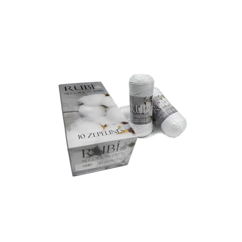 ZEPELIN RUBI PLATA-100gr (Caja 10) De Moda