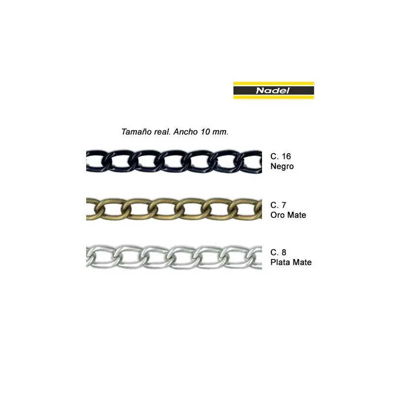Certificado CADENA METAL 1819 (Metros)