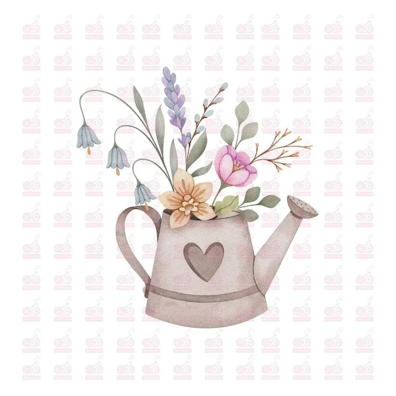 Precio Económico DTF / TRANSFER JARRAS DE FLORES