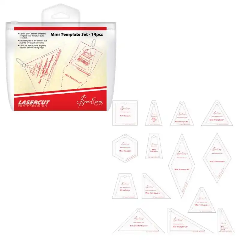 Venta Final Juego de plantillas patchwork