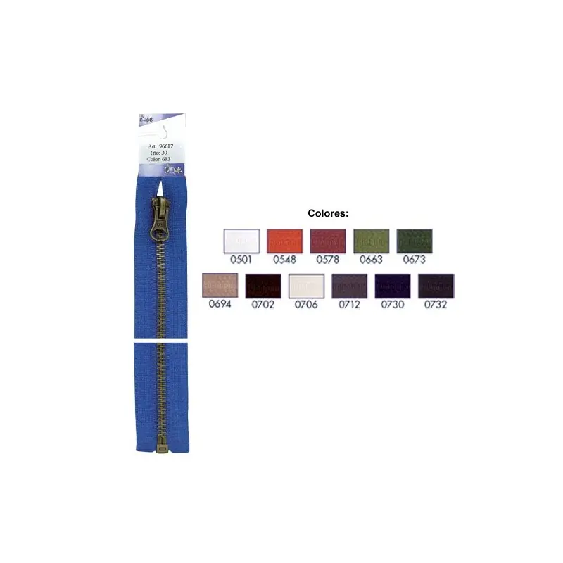 CIERRE METAL C/S 96617 Popular