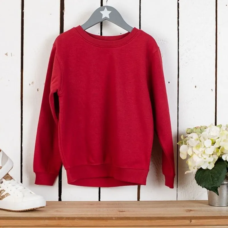 SUDADERA KIDS CUELLO REDONDO CARMESI FARO Bestseller