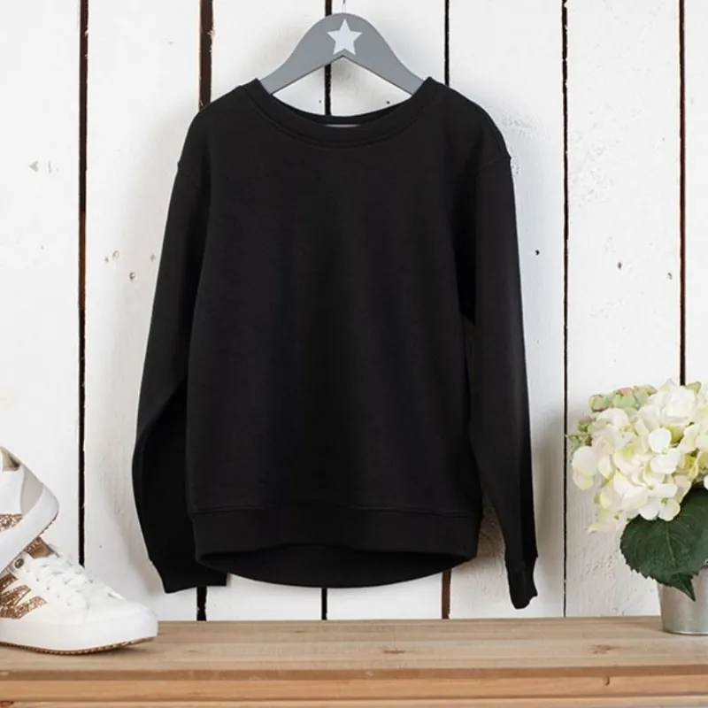 Solo Hoy SUDADERA KIDS CUELLO REDONDO NEGRO FARO