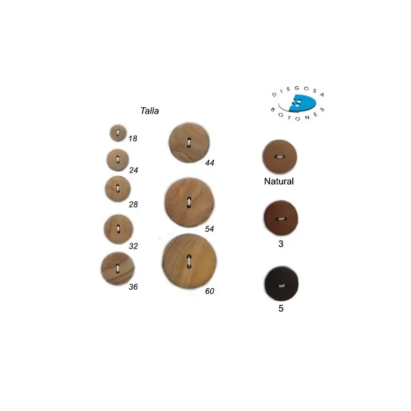 Envío Exprés BOTON 8463 MADERA (Dnas)