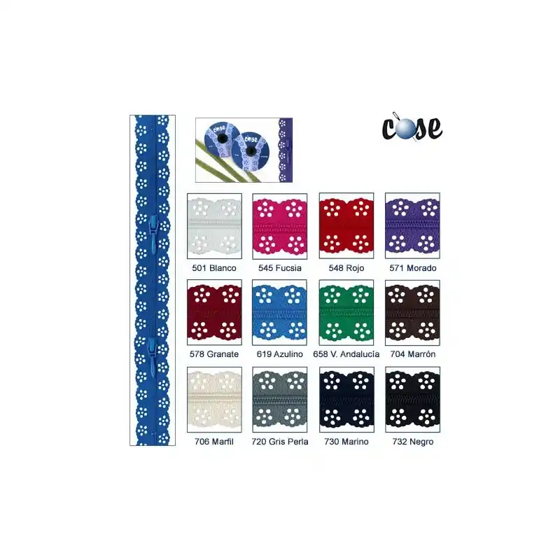 CREMALLERA 967100.003 DECORATIVA (Metros) Mejor Calidad