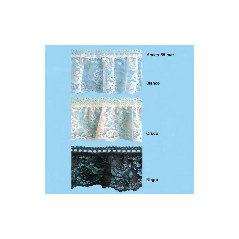 ENCAJE NYLON FRUNCIDO 7193/42 (Metros) Ocasión Especial