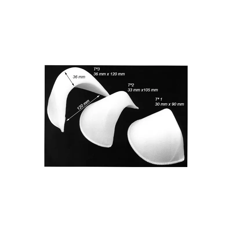 HOMBRERA DOBLE PAGODA FORRADA (Par) Exclusivo