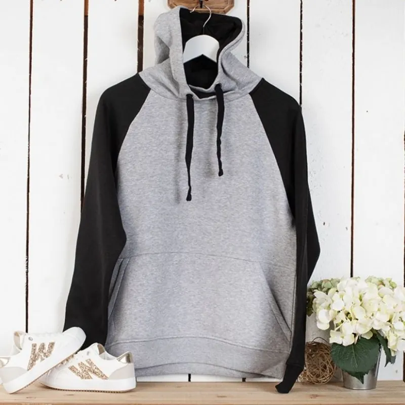 Nuevo Modelo SUDADERA ADULTO UNISEX BADET GRIS / NEGRO