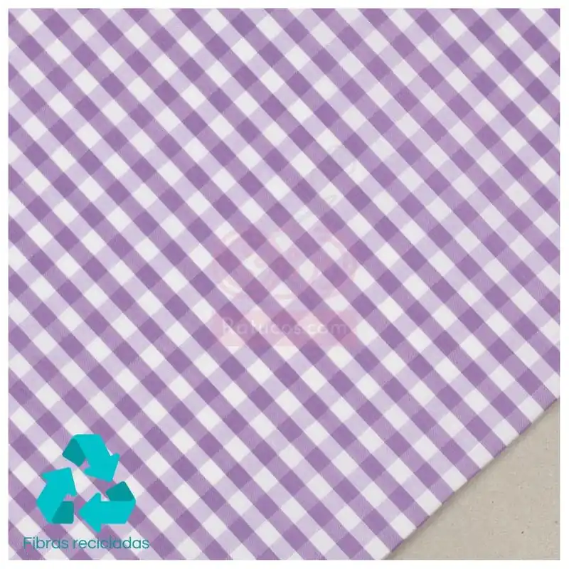 VICHY COLEGIAL 1 cm VIOLETA Promoción Exclusiva